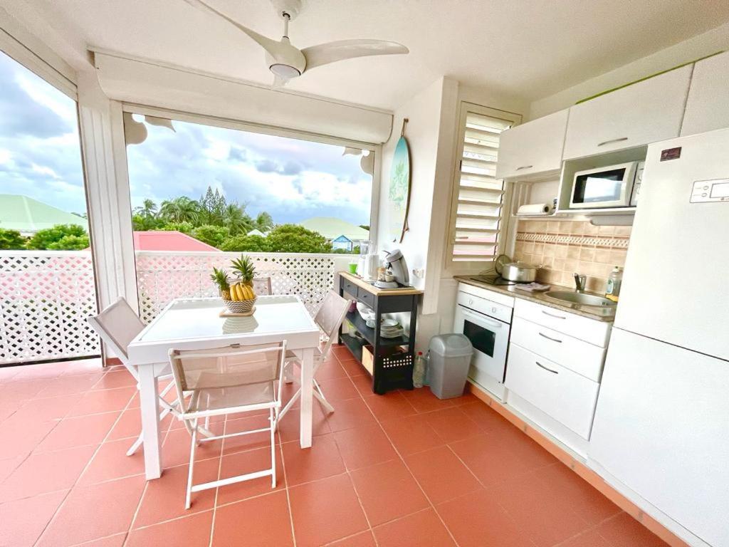 Guadeloupe- Saint-Francois- Residence Anse Des Rochers - Appartement Quart De Villa Etage - Vue Mer- 4 Personnes - Lit Bebe Sur Demande - Citerne Et Wifi Prives -Animaux Ok-Acces Plage Direct -Apnee Bien-Etre Experience Sur Demande Avec Instructeur A 外观 照片