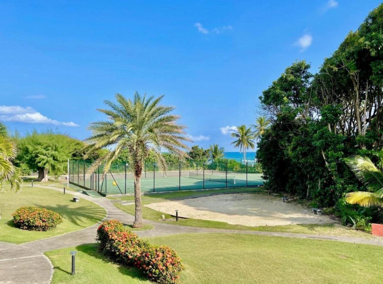 Guadeloupe- Saint-Francois- Residence Anse Des Rochers - Appartement Quart De Villa Etage - Vue Mer- 4 Personnes - Lit Bebe Sur Demande - Citerne Et Wifi Prives -Animaux Ok-Acces Plage Direct -Apnee Bien-Etre Experience Sur Demande Avec Instructeur A 外观 照片