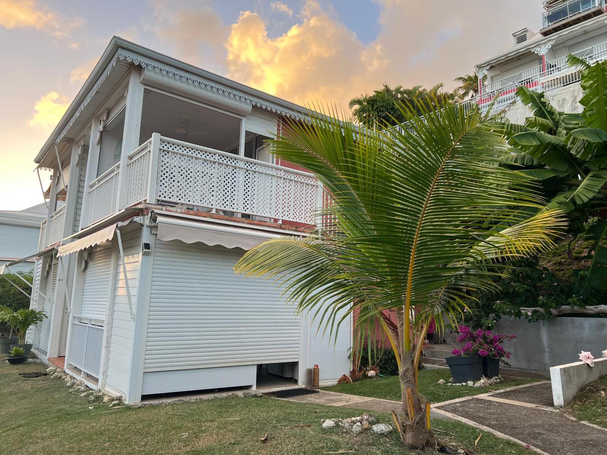 Guadeloupe- Saint-Francois- Residence Anse Des Rochers - Appartement Quart De Villa Etage - Vue Mer- 4 Personnes - Lit Bebe Sur Demande - Citerne Et Wifi Prives -Animaux Ok-Acces Plage Direct -Apnee Bien-Etre Experience Sur Demande Avec Instructeur A 外观 照片
